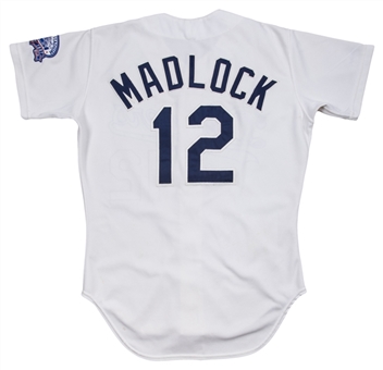 1987 Bill Madlock Game Used Los Angeles Dodgers Home Jersey (MEARS)